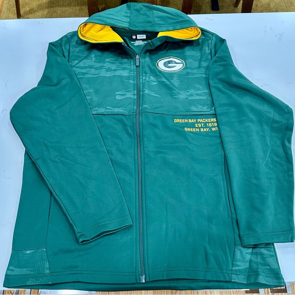 NFL Green and Yellow Green Bay Packers Jacket